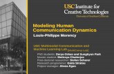 Modeling Human Communication Dynamics - Allen School · Albert (Skip) Rizzo Louis-Philippe Morency ... II. Hidden substructure Nonlinear input fusion. Multi-View Hidden Conditional