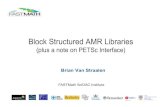 Block Structured AMR Libraries - Argonne Training Program ......AMR has multilevel control structures that are largely independent of the operations and data. • Berger-Oliger timestepping