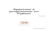 Python programmer en Apprenez à - WordPress.com...Apprenez à programmer en Python Par prolixe  Licence Creative Commons 6 2.0 Dernière mise à jour le 7/01/2013