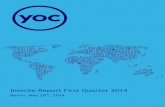 Interim Report First Quarter 2014 - YOC...YOC AG – Interim Report First Quarter 2014 4 YOC at a Glance Q1/2014 Q1/2013 Change Change in % Revenue and earnings Total revenue 3,706