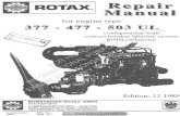 Repair Manual - Rotax-Owner.com...special tools are necessary for repair of ROTAX engines type 377, 447 and 503 ~1 Ill. part no. no. 1 876 065 2 876 080 3 876 557 4 876 357 5 876 171