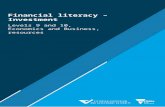 Financial literacy – Investment, Levels 9 and 10, Economics ... · Web viewFinancial literacy – Investment, Levels 9 and 10, Economics and Business, resources Financial literacy