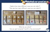 Explore how many different ways you can make 9 Then see how … · 2021. 1. 29. · Explore how many different ways you can make 9 Then see how many different ways you can make 10