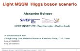 Alexander Belyaev - Southamptonpersonal.soton.ac.uk/ab1u06//talks/my-talks/2007/belyaev_lh_susy07.pdfAlexander Belyaev "Light MSSM Higgs boson scenario", SUSY 2007 3 The present status
