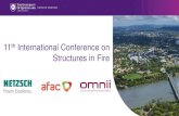 Structures in Fire · 2020. 12. 22. · Structures in Fire 2020 Best Paper Award 1st place* Experimental study on fire resistance of a full-scale composite floor assembly in a two-story