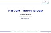 Particle Theory Group - Berkeley Lab Physics Division (Indico)€¦ · Collider physics — both SM measurements and BSM searches Electroweak scale BSM model building / Higgs phenomenology