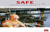 SAFE · 2016. 6. 2. · Pantone 430 Pantone 187 SAFE MAGASINET Medlemsblad for sammenslutningen av fagorganiserte i energisektoren.Nr 1 oktober 2005 Medlemsblad for sammenslutningen