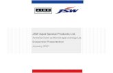 Sponge Iron | Steel | Power | Steel TMT - JSW Ispat Special … Better Everyday Confidential *Listed Company (a) USDINR = 73.68 as of 11th December 2020 JSW Group overview 2 JSW Ispat