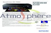SureColor SC-P800 - Atmosphere Informatique · PDF file 2019. 1. 24. · SureColor SC-P800 FICHE TECHNIQUE La SureColor SC-P800 est l’imprimante de bureau ProPhoto A2 haut de gamme