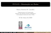 PCC173 - Otimização em Redes€¦ · PCC173 - Otimização em Redes MarcoAntonioM.Carvalho Departamento de Computação Instituto de Ciências Exatas e Biológicas Universidade