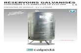 RéseRvoiRs galvanisés - Pompes Direct · 2016. 10. 3. · Réservoirs galvanisés noRme ce confoRmes à la diRective ce 97/23 Ped Réservoir avec traitement de galvanisation à