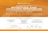 EUROPEAN BIOSOLIDS AND ORGANIC ... EUROPEAN BIOSOLIDS AND ORGANIC RESOURCES CONFERENCE, EXHIBITION &