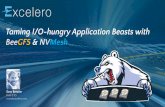 BeeGFS & NVMesh Taming I/O-hungry Application Beasts with · 2019. 8. 22. · Taming I/O-hungry Application Beasts with BeeGFS & NVMesh. Sven Breuner. Field CTO sven@excelero.com.