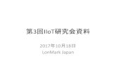 第3回IIoT研究会資料 - LonMark Japan2017/10/24  · 第3回IIoT研究会資料 2017年10月18日 LonMark Japan 資料の内容 •IzoT Commissioning Toolの紹介 •IoTの事例