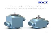 BVT-HB/HBS · Feedwater heater bypass valves Key features 9 Protects feedwater heater steam jacket against rupture and leakage 9 Protects turbine extraction from excessive back pressure
