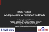 Baidu Kunlun An AI processor for diversified workloads...Baidu Kunlun An AI processor for diversified workloads Jian Ouyang, 1 ( ouyangjian@baidu.com ) Mijung Noh2, Yong Wang 1, Wei