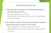 Part III: Women Feeding Cities · 2019. 2. 13. · Part III: Women Feeding Cities 1. Empowering Women for Inclusive & Sustainable Development – A Research study from MENA Aim, Context