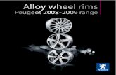 Alloy wheel rims - tokidokidokintokidokidokin.com/.../uploads/2013/03/10/PEUGEOT_ALLOY_WHEELS-2… · Peugeot is one of the safest bets on the automobile market. All our alloy wheel
