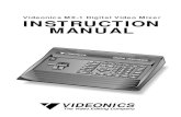 Videonics MX-1 Digital Video Mixer INSTRUCTION MANUALVIDEONICS DIGITAL VIDEO MIXER PAGE 1 Chapter 1• Introduction Congratulations on your purchase of the Videonics MX-1 Digital Video