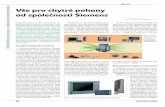 téma výkonová elektronika Vše pro chytré pohony od společnosti Siemens · 2009. 6. 24. · procesory – D410, D425, D435 a D445, které se liší počtem ovládaných os poho-nů.