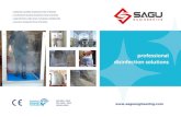 SAGU Engineering - professional disinfection solutions · 2020. 4. 27. · Latest Technology in Biosafety Systems Primary professional solutions to occur in mind when it comes to