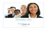 The Leaders’ Way - Team Building Programs · • The cost of replacing a management member averages 150% of their annual salary. • Replacing employees costs between 50% and 200%