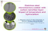 Stainless steel microreactors coated with carbon nanofiber ...digital.csic.es/bitstream/10261/42284/3/Stainless... · Ischia 2009 Stainless steel microreactors coated with carbon