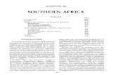 SOUTHERN AFRICA - Louisiana State University · PDF file 2013. 11. 15. · SOUTHERN AFRICA INTRODUCTION In southern Africa, 10 countries or political jurisdictions lie south of Zaire