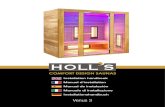 Installation handbook - Poolstarmedia.poolstar.fr/Manuel/2018/holls/Manuel_Holls_Infrarouge_Venus_3_MULTI.pdf3 Side (1900 x 947 x 72 mm)panel 2 1 2 4 Floor panel 1 (1356 x 876 x 40