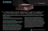 Canon Solutions America - ENHANCED PERFORMANCE ......Bring high-volume scanning to the workplace with the Canon imageFORMULA DR-X10C II production document scanner. The durable DR-X10C