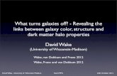 What turns galaxies off? - Revealing the links between galaxy …research.ipmu.jp/seminar/sysimg/seminar/789.pdf · 2012. 11. 7. · David Wake, University of Wisconsin Madison Kavli