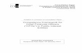 CFOs”) in Public Interest Entities Paper... · 2017. 7. 5. · 3 COMPETENCY FRAMEWORK FOR CHIEF FINANCIAL OFFICERS (CFOS) IN PUBLIC INTEREST ENTITIES Table of Contents Definitions
