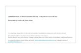 Development of Anti -Counterfeiting Program in East Africa...Bill and Melinda Gates Foundation Team: Walter de Boef and Orin Hasson Monitor Deloitte Team: John Mennel, Pradeep Prabhala,