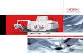 MCU 630V - 5X · 2012. 5. 23. · MCU 630V - 5X. Machine features // Maschinenmerkmale. The high machine rigidity based on the gantry concept provides power machining of parts. The