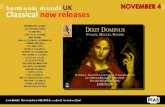 harmonia mundi UK Classical new releases · 2016-11-10  · harmonia mundi UK Classical new releases NOVEMBER 4 available November 4th 2016, call-off October 23rd DISTRIBUTED LABELS: