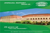 1 Annual Report 2018-2019...2019/10/28  · 12 Annual Report 2018-2019 The Foundation received donations amounting to Rs. 199.66 million, student contributions Rs. 297.72 million,