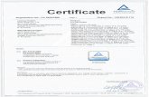 KMBT 754-20150417112724 Certificate For IEC61215-7.pdf · - Valid in conjunction with TUV Rheinland certificate based on PV 50307913 Page 1-2 This certificate includes further manufacturing