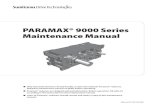 PARAMAX® 9000 Series Maintenance Manual - tshamsoo.comtshamsoo.com/userfiles/Paramax/Paramax 9000 Maintenance... · 2017. 12. 6. · PARAMAX® 9000 Series Only trained technicians