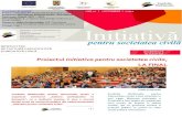 Proiectul Initiativa pentru societatea civila,€¦ · „Initiativa pentru societatea civila” CINE SUNTEM Fundatia Multimedia pentru Democratie Locala a fost infiintata in mai
