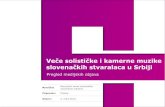 Veče solističke i kamerne muzike slovenačkih stvaralaca u Srbijislovenci.rs/wp-content/uploads/2014/03/Pregled-medijskih... · 2014. 3. 7. · TV Studio B – Beograde, dobro jutro,