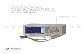 Measuring Frequency Response with the Keysight E5061B LF-RF … · 2018. 2. 22. · The E5061B with the Option 3L5 vector network analyzer covers a broad test frequency range from