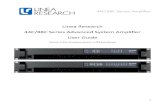 Linea Research 44C/88C Series Advanced System Amplifier User … · 2019. 8. 28. · 1 44C/88C Series Amplifier Linea Research 44C/88C Series Advanced System Amplifier User Guide