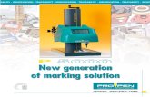 P5000 - US...The P5000 is flexibleto the size of the part to mark (height up to 300 mm) and it can mark all types of materials up to a hardness of 62 HRC. The P5000 is suitable to