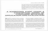 A MARKETING AUDIT USING A CONCEPTUAL MODEL OF CONSUMER BEHAVIOR…hauser/Hauser Articles 5.3.12/Tybout... · 2012. 6. 19. · consumer behavior can play in a marketing audit. Research