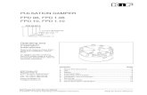 Liquid pulsation damper - KNFFPD / UFPD A: Pump Accessories PULSATION DAMPER FPD 06, FPD 1.06 FPD 10, FPD 1.10 Operating and Installation Instructions Read and observe these Oper-ating