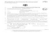 LABOM Mess- und Regeltechnik GmbH · 2019. 8. 19. · PTB zur EG-Baumusterprüfbescheinigung PTB 05 ATEX 2049 X Temperaturmessumformer SITRANS TH1 00, Typ 7 NG321 1-04N00 o þ o o