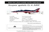 G-4 Super Galeb Sclae RC Jet Builders Manual · 2020. 3. 18. · G-4 Super Galeb Sclae RC Jet Builders Manual Author: TopRCModel-USA.com Created Date: 6/1/2017 2:25:05 PM ...