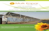 Mulk Enpar - AlubondSolar Trough systems use parabolic shaped reflectors to focus the sun's energy at 3-4 times its normal intensity on the receiver pipe. Solar parabolic trough technology