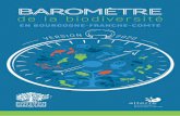 BAROMÈTRE...BAROMÈTRE de la biodiversité EN BOURGOGNE˜FRANCHE˜COMTÉ La Stratégie régionale pour la biodiversité 2020 – 2030 Elle constitue le cadre commun pour agir en faveur