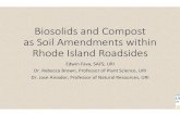 Biosolids'and'Compost'' as'Soil'Amendments'within'' Rhode ... ... 2015/10/12 ¢  Biosolids'and'Compost''